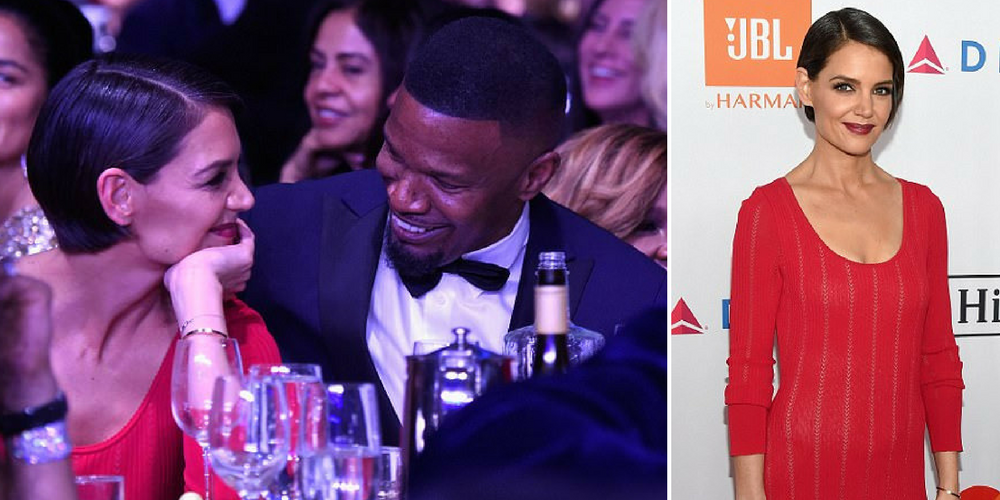 Katie Holmes And Jamie Foxx Are All Loved Up At Clive Davis Pre-Grammy Gala