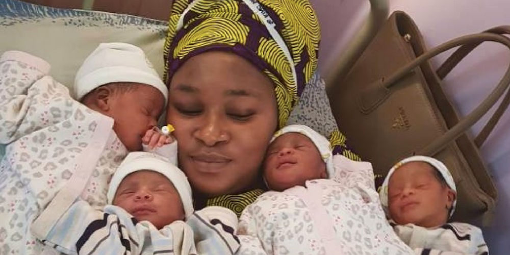 She Prayed For One Baby But After Several Years Of Waiting, God Blessed Her With FOUR Babies At Once