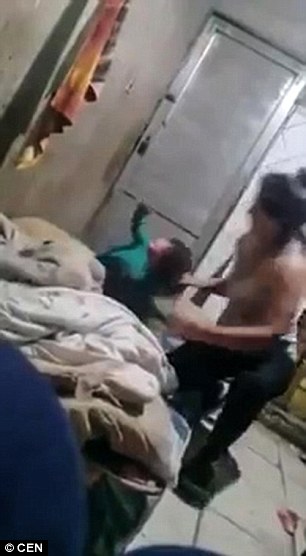 3-year-old girl is viciously beaten by her mother who lifts her by her HAIR and kicks her to the ground because she couldn't find her tablet