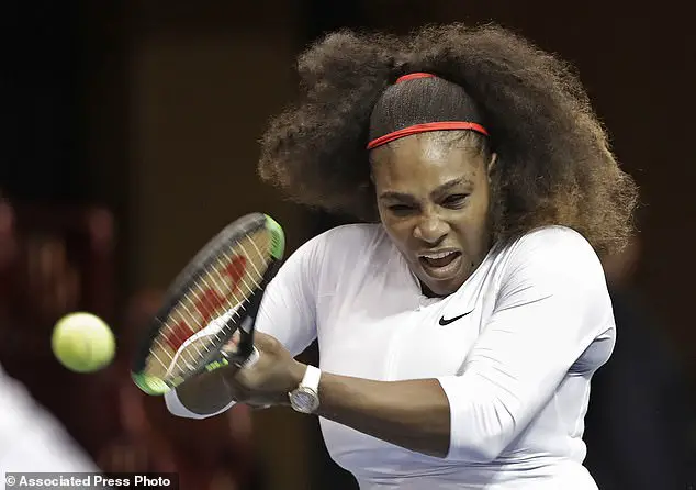 Serena Williams' Five-Month-Old Daughter Alexis Jr Feeds On A Bottle While Watching Her Mom Lose Fed Cup Doubles Match