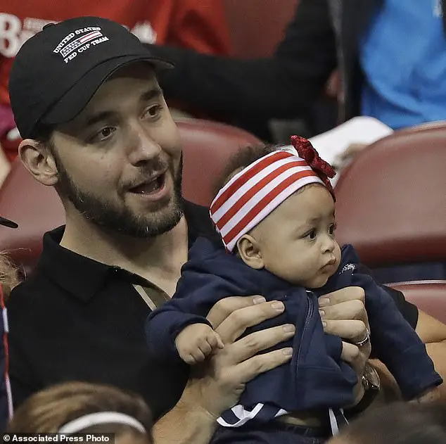 Serena Williams' Five-Month-Old Daughter Alexis Jr Feeds On A Bottle While Watching Her Mom Lose Fed Cup Doubles Match