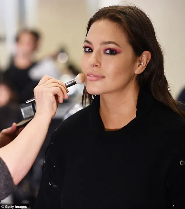 Ashley Graham Looks Knockout In Red Dress At Christian Siriano Show In NYC