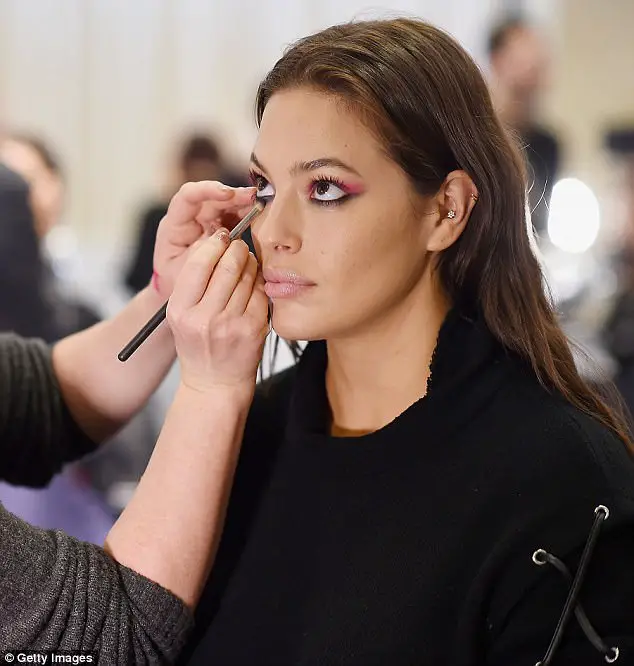 Ashley Graham Looks Knockout In Red Dress At Christian Siriano Show In NYC