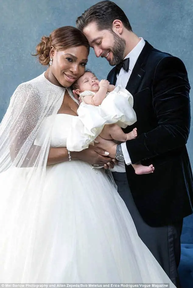 Serena Williams Shares Cute Snap Of Five-Month-Old Alexis And Her Dad Cheering On Auntie Venus