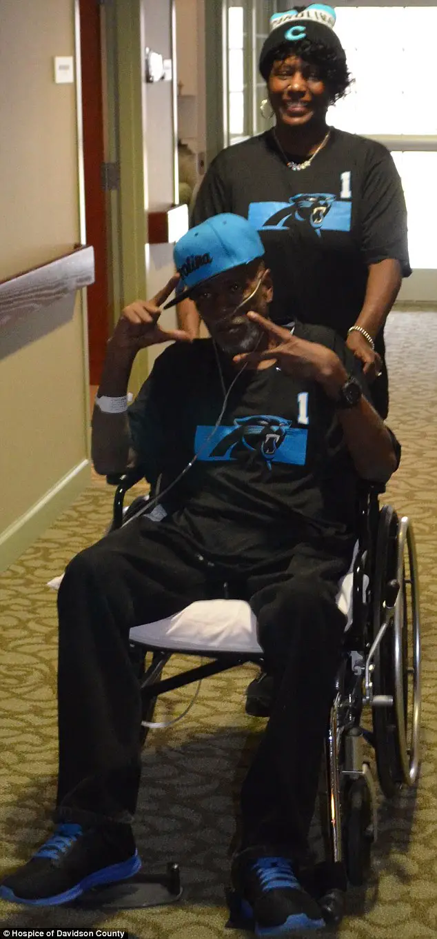 Cancer Patient Marries His Partner Of 25 Years In A Sweet Carolina Panthers-Themed Ceremony At His Hospice