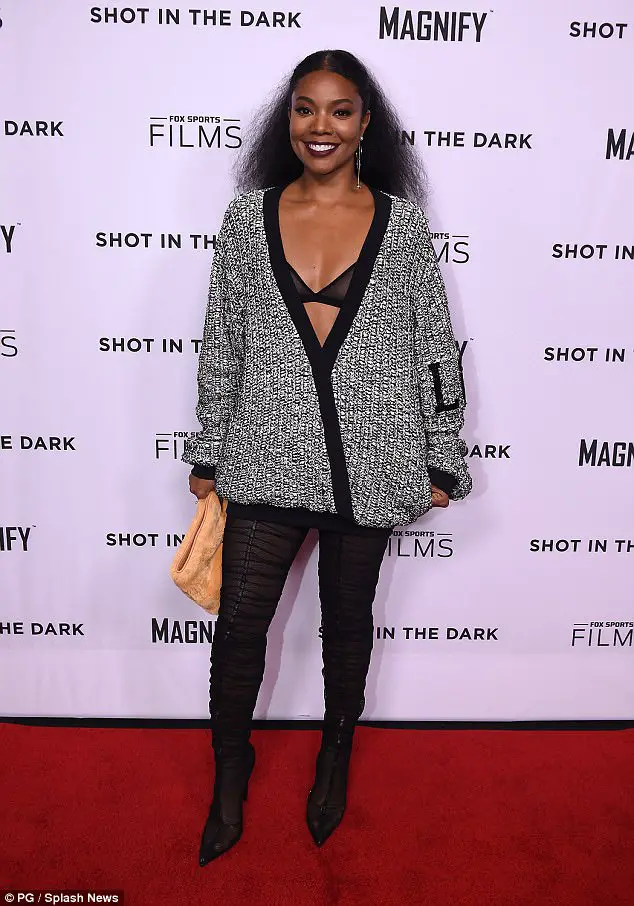 Gabrielle Union And Hubby Dwyane Wade Are The Picture Of Love At The Premiere Of His Film Shot In The Dark In LA