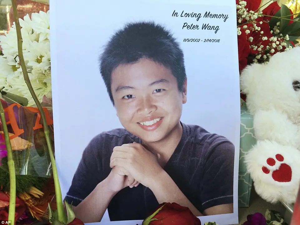 Sobbing Mother Of Hero Shooting Victim Peter Wang Buries Her Son As Hundreds Of Mourners Attend Funerals