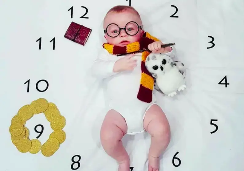 9-Month-Old Quintuplets Pose in Adorable Harry Potter-Themed Photo Shoot!