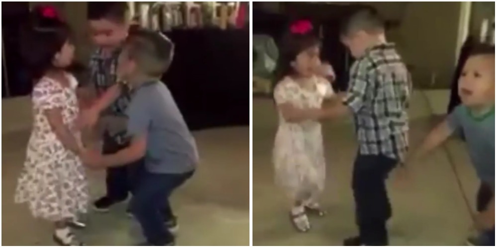 Amazing Video Shows How Little Boy Steals Girl From Friend On Dance Floor