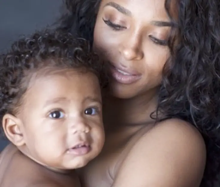 Ciara Shares First Photos Of Baby Girl Sienna Princess With Hubby ...