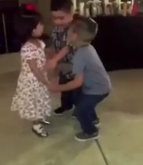 Amazing Video Shows How Little Boy Steals Girl From Friend On Dance Floor