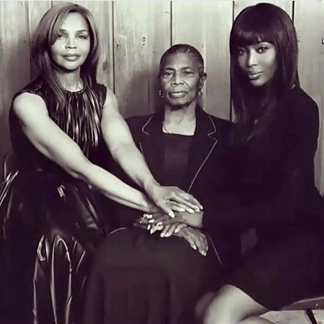 Celebrities' Three Generations of Melanin Beauties