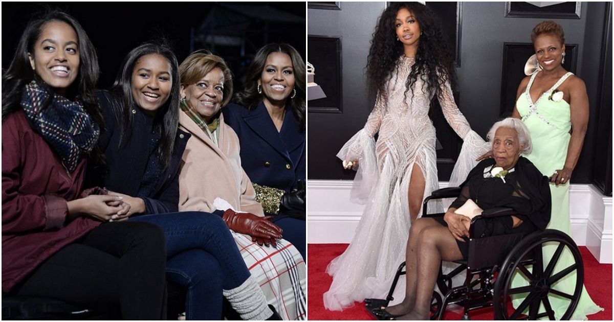 Celebrities’ Three Generations of Melanin Beauties