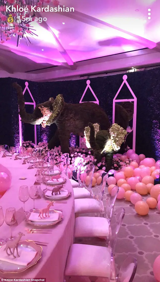 Inside Khloe Kardashian's Luxurious Animal-Themed Baby Shower!