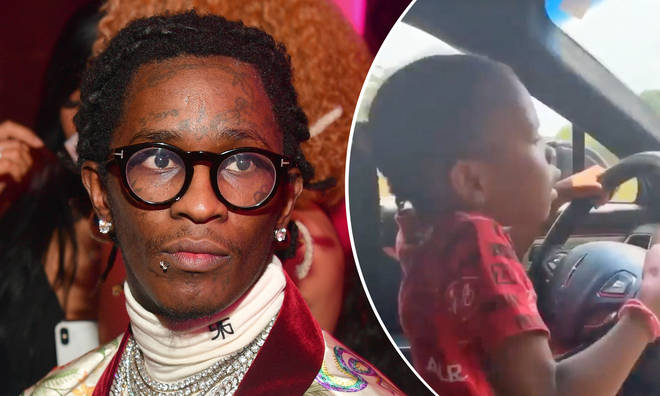 Young Thug Responds To Backlash After His Little Girl Is Seen Driving A Car Without A Seatbelt