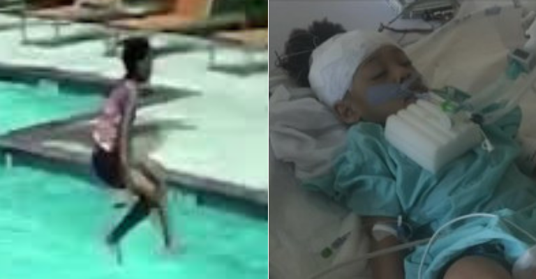Three Year-Old Girl Rescued By Her 10-Year-Old Sister, Who Leapt Into Pool To Save Her From Drowning, Makes Remarkable Recovery