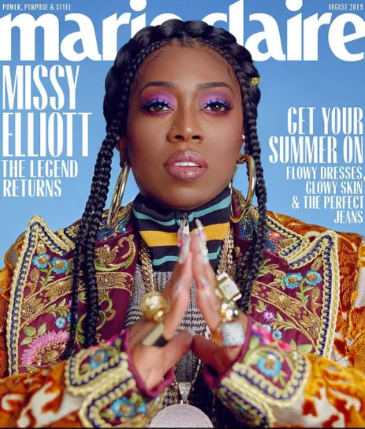 Missy Elliott Looks Regal In Orange Dolce & Gabbana Coat As She Talks Breaking Barriers For Women Of Color