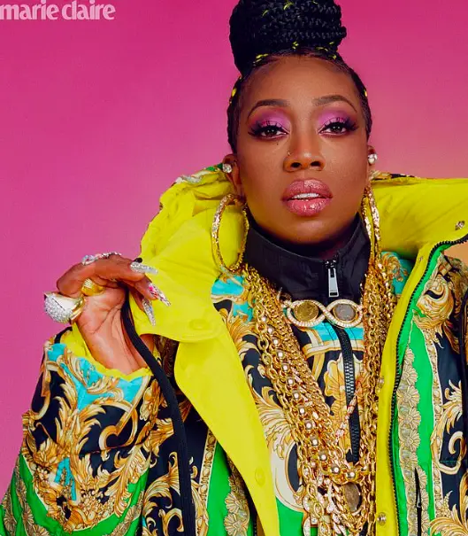 Missy Elliott Looks Regal In Orange Dolce & Gabbana Coat As She Talks Breaking Barriers For Women Of Color