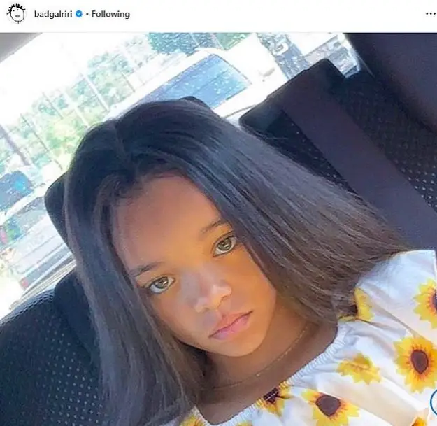 Rihanna 'Almost Drops Her Phone' After Seeing A Little Girl Who's Her Spitting Image On Instagram