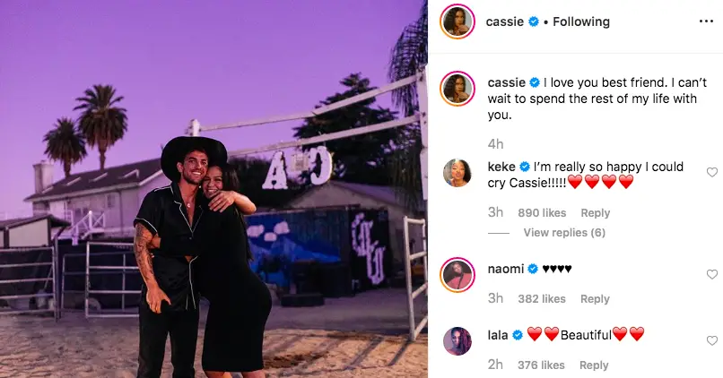 Pregnant Cassie Is Engaged To Beau Of Eight Months Alex Fine Following A Western-Themed Proposal