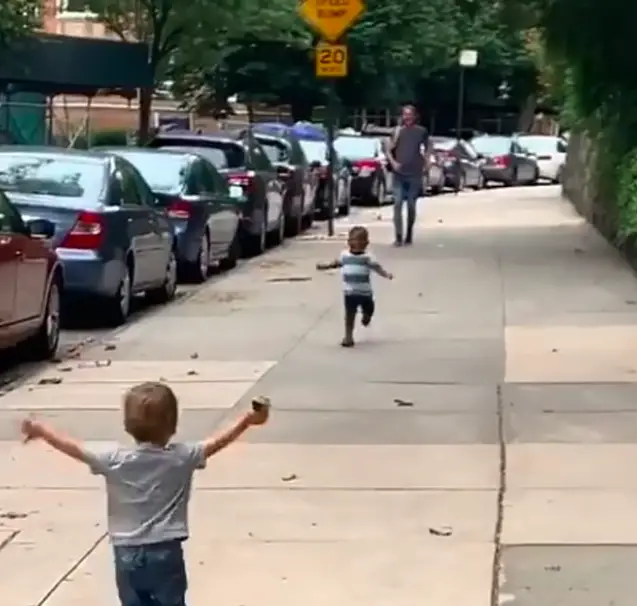 Heartwarming Moment Two-Year-Old 'Besties' Race Towards Each Other For A Hug After Being Apart For Just Two Days