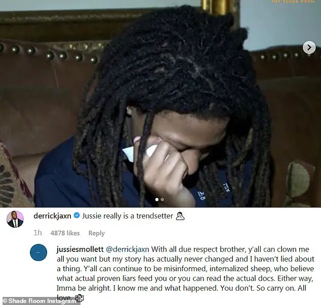 Jussie Smollett Hits Back At Self Help Guru Who Compared Him To African-American Girl Who 'Made-Up' Assault By White Teens