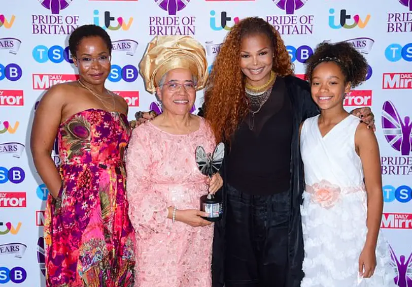 Janet Jackson Looks Chic In All-Black As She Makes Surprise Appearance At British Awards Show