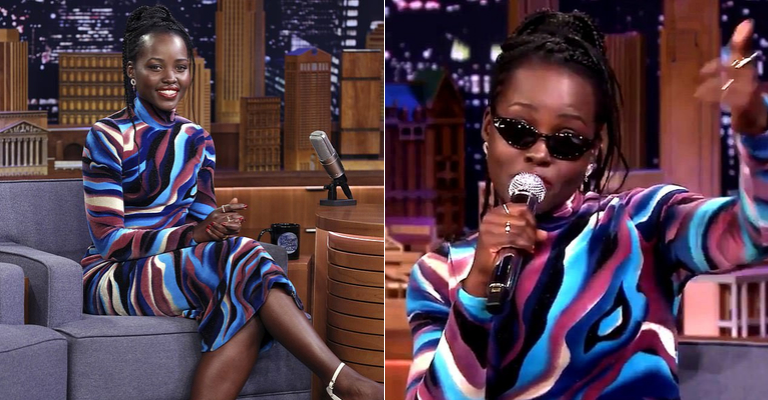 Lupita Nyong’o Appears On The Tonight Show With Jimmy Fallon And Introduces Her Rapping Alter-Ego