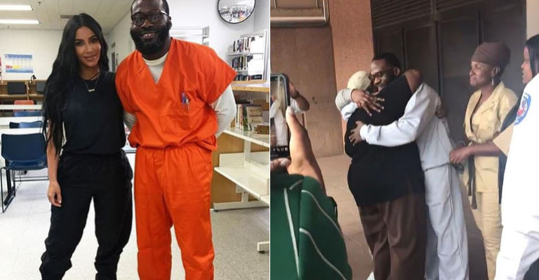 Moment Inmate Championed By Kim Kardashian Walks Free From Prison 23 Years After Shooting A Man Dead As A Teen