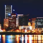 portland night view