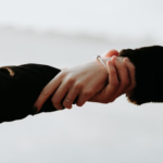 holding hands