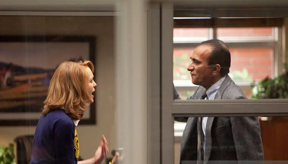Emma Argues with Principal Figgins