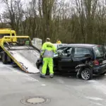 preparing for towing