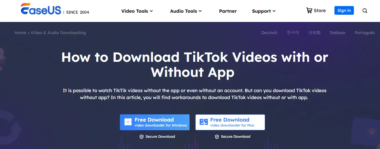 TikTok Downloader SSSTIK: The Ultimate Tool for Downloading TikTok Videos