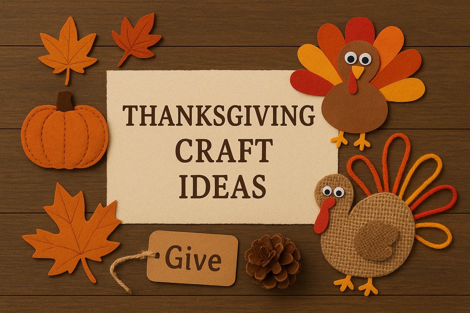 30+ Thanksgiving Craft Ideas to Bring Fall Cheer into Your Home
