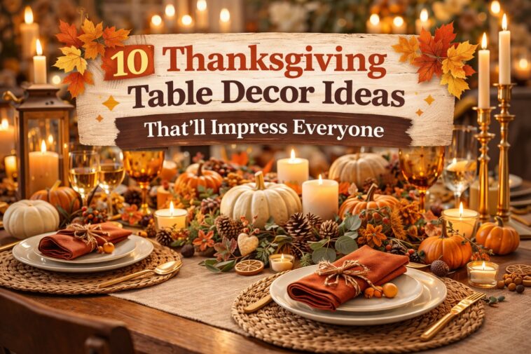 10 Thanksgiving Table Decor Ideas That’ll Impress Everyone