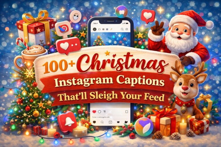 christmas instagram captions